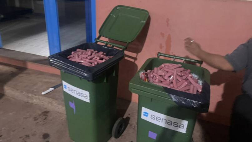 Corrientes: impiden el ingreso de mas de 100 kilos de salchichas en el paso internacional